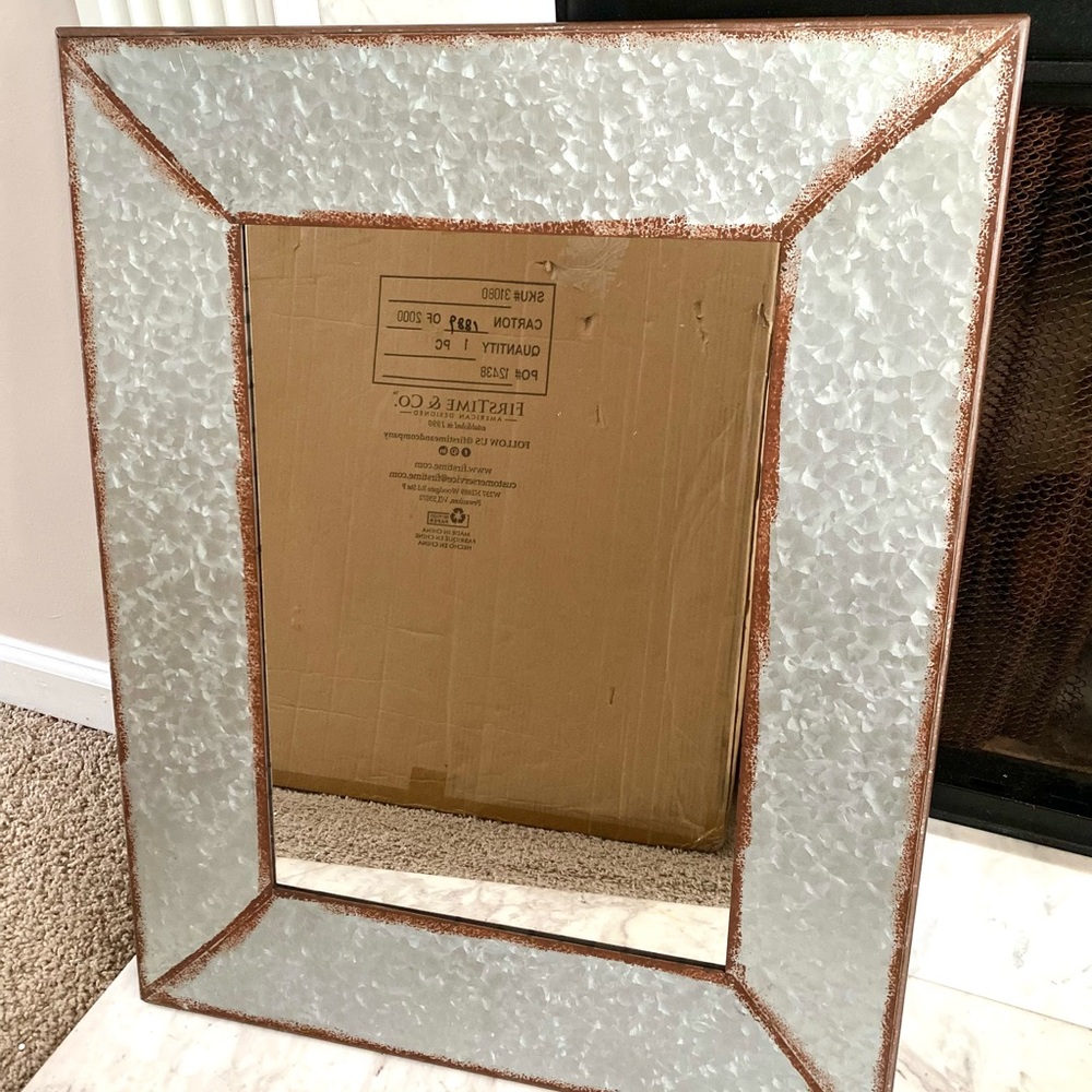 Galvanized Mirror